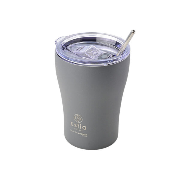 Estia Coffee Mug Save The Aegean 500ml Fjord Grey - Image 2