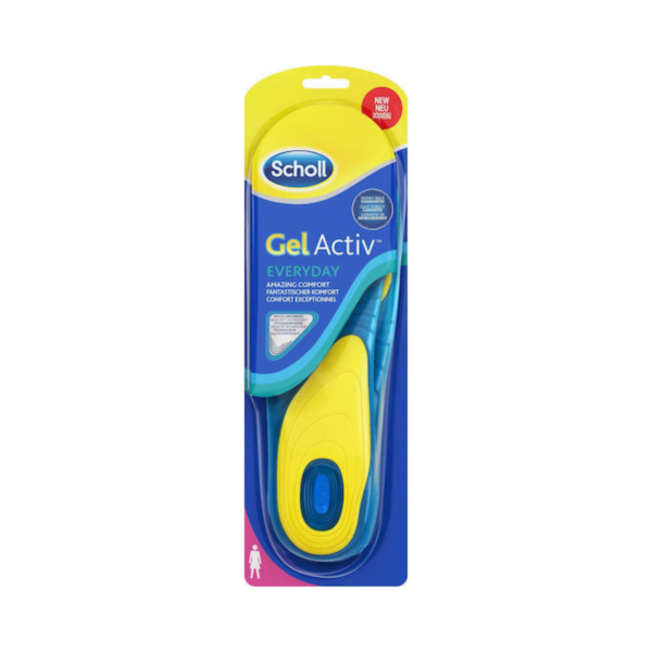 Scholl Gel Activ Everyday Ανατομικοί Πάτοι Παπουτσιών για Γυναίκες 2τμχ