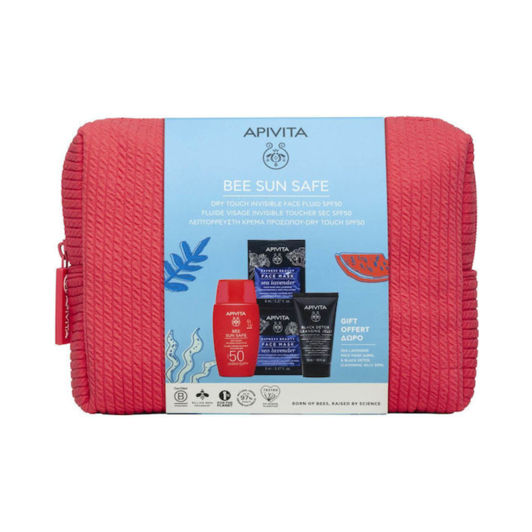 Apivita Bee Sun Safe Λεπτόρρευστη Κρέμα Προσώπου-dry Touch Spf50+ 50ml