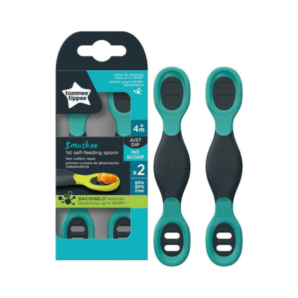 Tommee Tippee Βρεφικό Σετ με Κουτάλια από Πλαστικό για 4+ μηνών 2τμχ