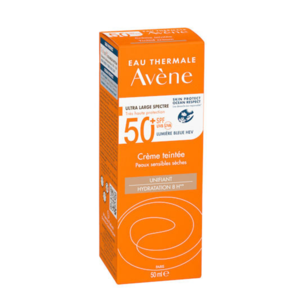 Avene Eau Thermale Cream Tinted Αντηλιακή Κρέμα Προσώπου SPF50 με Χρώμα 4x50ml - Image 2