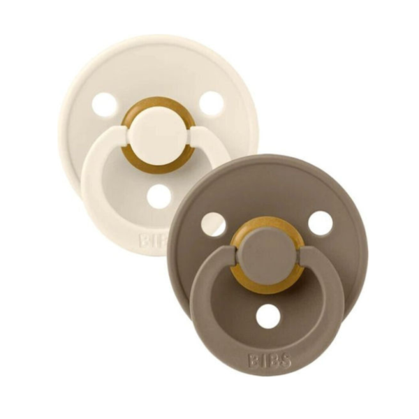 Bibs Πιπίλες Καουτσούκ Ivory / Dark Oak για 6-18 μηνών 2τμχ - Image 2
