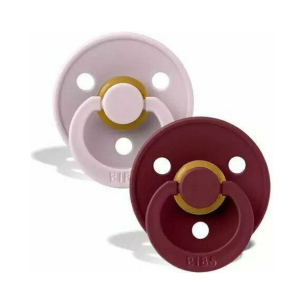 Bibs Πιπίλες Καουτσούκ για 0-6 μηνών Colour Pink Plum / Elderberry 2τμχ - Image 2