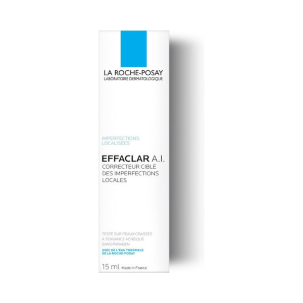 La Roche Posay Effaclar A.I. 24ωρη Κρέμα Προσώπου για Ευαίσθητες Επιδερμίδες κατά των Ατελειών & της Ακμής 15ml - Image 2