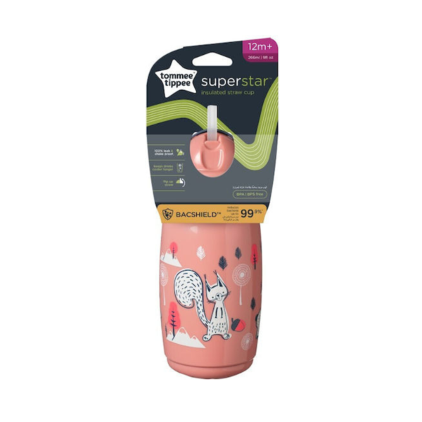 Tommee Tippee Παιδικό Ποτηράκι από Σιλικόνη Πορτοκαλί 266ml για 12m+ - Image 3