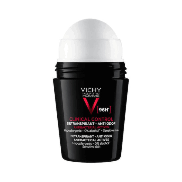 Vichy Homme Clinical Control Anti Odor Αποσμητικό 96h σε Roll-On 50ml - Image 2