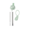 Chilly's Series 2 Flip Μπουκάλι Θερμός Ανοξείδωτο BPA Free 500ml Lichen Green με Καλαμάκι και Λαβή - Image 3