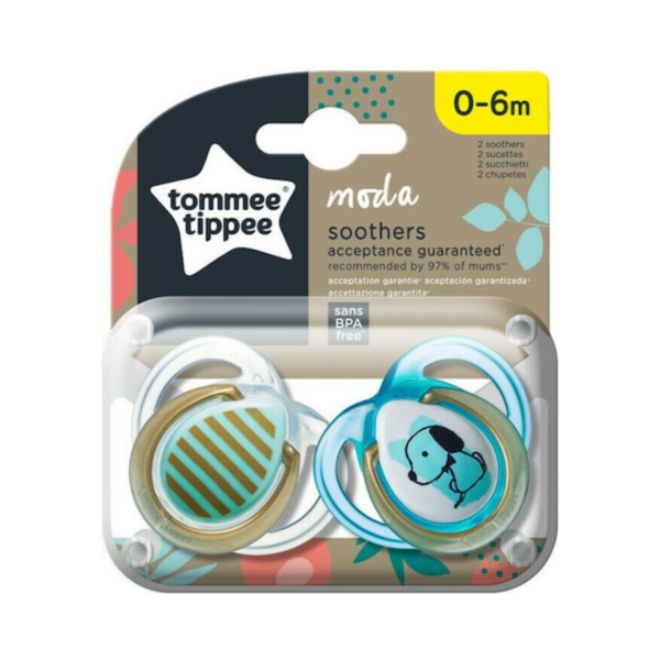 Tommee Tippee Ορθοδοντικές Πιπίλες Σιλικόνης για 0-6 μηνών 2τμχ - Image 3