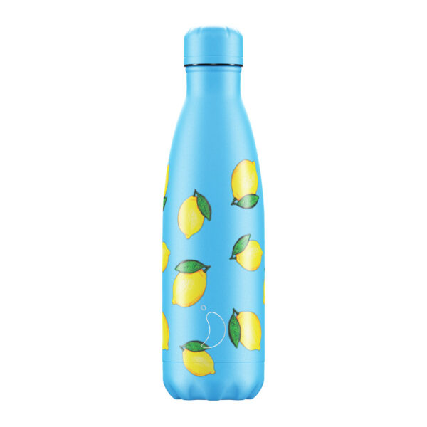 Chilly's Tropical Μπουκάλι Θερμός Ανοξείδωτο BPA Free 500ml Lemon