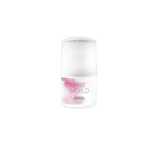 Vittorio Bellucci Miss World Deo Roll-On 50ml – Αποσμητικό με Κομψό Άρωμα & Φρεσκάδα