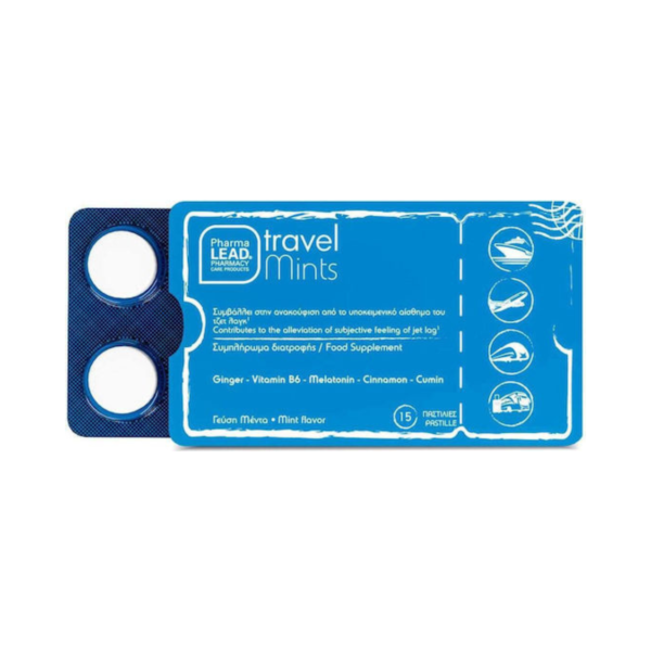 Pharmalead Travel Mints Συμπλήρωμα για τον Ύπνο 15 παστίλιες Μέντα