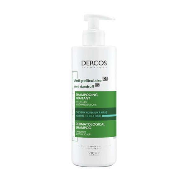 Vichy Dercos Anti Dandruff DS Σαμπουάν κατά της Πιτυρίδας & της Σμηγματορροϊκής Δερματίτιδας για Λιπαρά Μαλλιά 390ml
