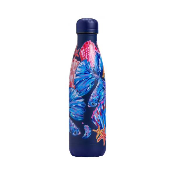 Chilly's Tropical Μπουκάλι Θερμός Ανοξείδωτο BPA Free 500ml Μπλε
