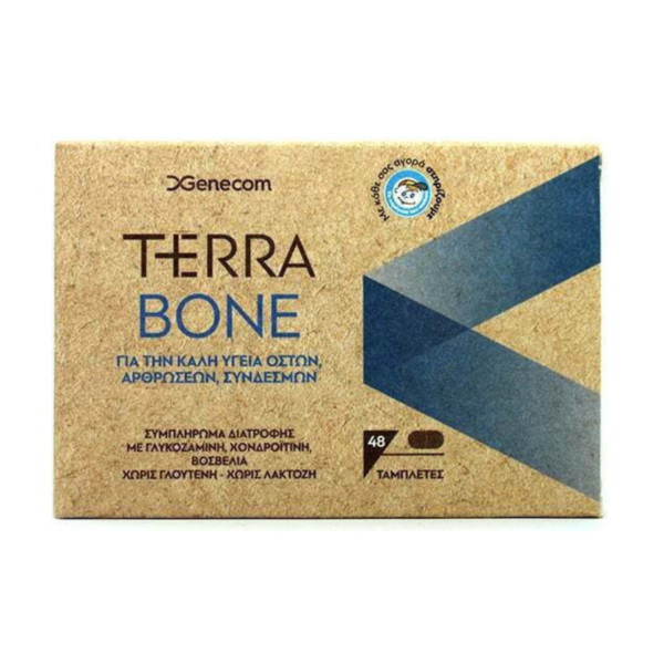 Genecom Terra Bone Συμπλήρωμα για την Υγεία των Αρθρώσεων 48 ταμπλέτες