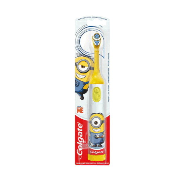 Colgate Ηλεκτρική Οδοντόβουρτσα Minions Extra Soft Κίτρινη για 3+ χρονών