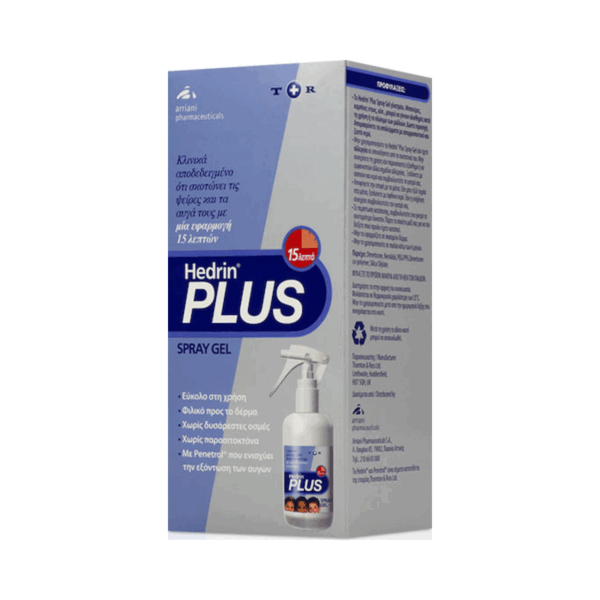 Hedrin Αντιφθειρική Λοσιόν σε Spray Plus Gel 100ml