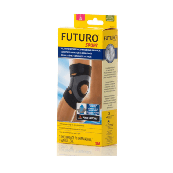 Futuro Moisture Control Επιγονατίδα με Οπή σε Μαύρο χρώμα