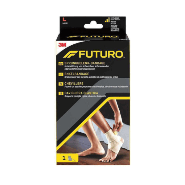 Futuro Wrap Around Ankle Support Ελαστική Επιστραγαλίδα Δετή σε Μπεζ χρώμα