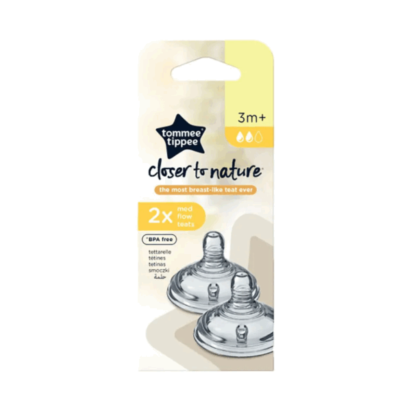 Tommee Tippee Closer to Nature Vari Flow από Σιλικόνη για 0+ μηνών