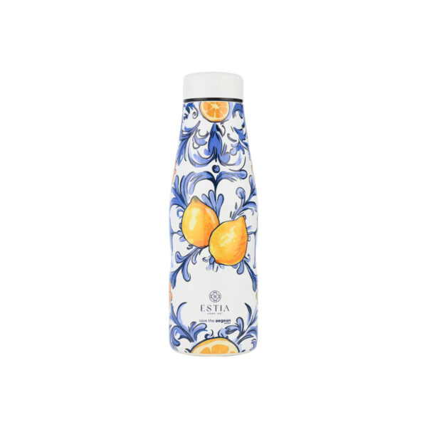 Estia Travel Flask Save the Aegean Μπουκάλι Θερμός Amalfi Coast 500ml