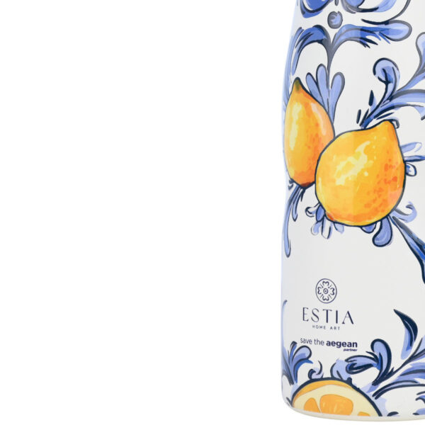 Estia Travel Flask Save the Aegean Μπουκάλι Θερμός Amalfi Coast 500ml - Image 2