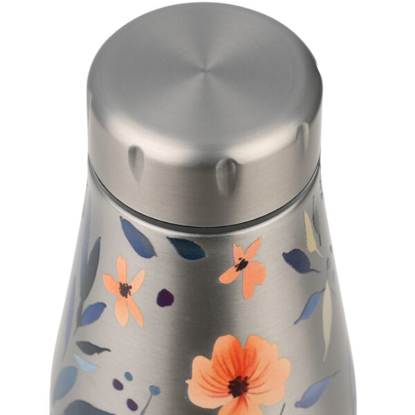 Estia Travel Flask Save the Aegean Μπουκάλι Θερμός Silver Botanic 500ml - Image 3