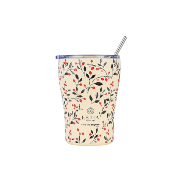 Estia Coffee Mug Save The Aegean 350ml Bloom Beige
