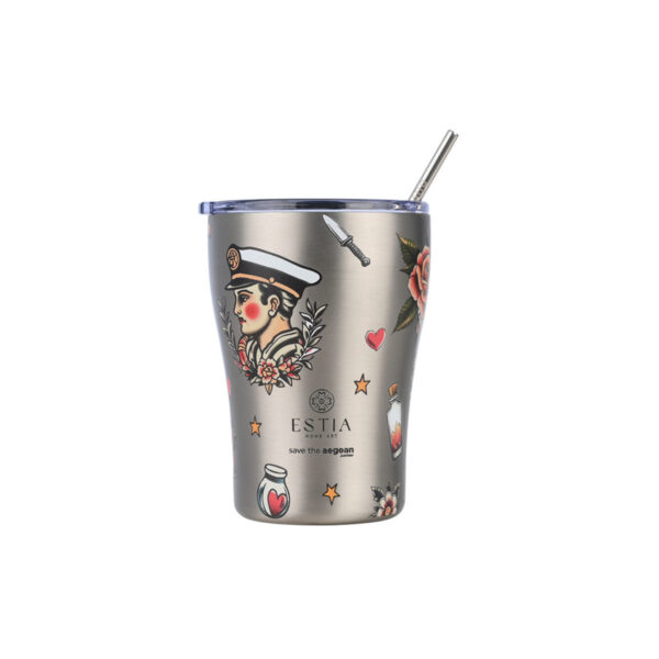 Estia Coffee Mug Save The Aegean 350ml old School