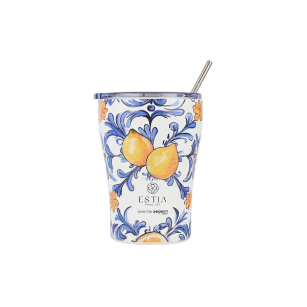 Estia Coffee Mug Save The Aegean 350ml Amalfi Coast