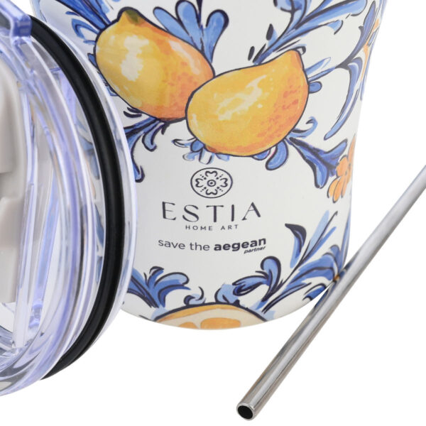 Estia Coffee Mug Save The Aegean 350ml Amalfi Coast - Image 2