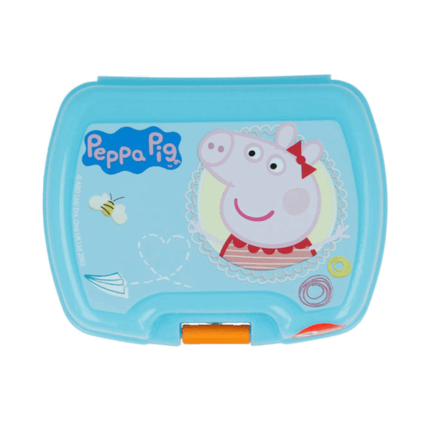 Stor Παιδικό Κουτί Σνακ Peppa Pig | Γαλάζιο, Ανθεκτικό, BPA Free