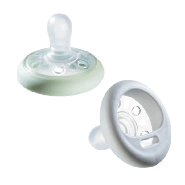 Tommee Tippee Ορθοδοντικές Πιπίλες Σιλικόνης 6-18 μηνών – 2τμχ Kατά Tου Ερεθισμού