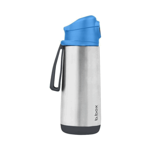 B.Box Παιδικό Παγούρι Θερμός Σιλικόνης Μπλέ 500ml
