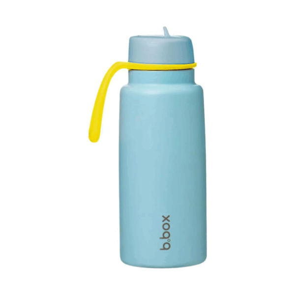 B.Box Μπουκάλι Θερμός Ανοξείδωτο BPA Free 1lt Straw με Καλαμάκι και Λαβή