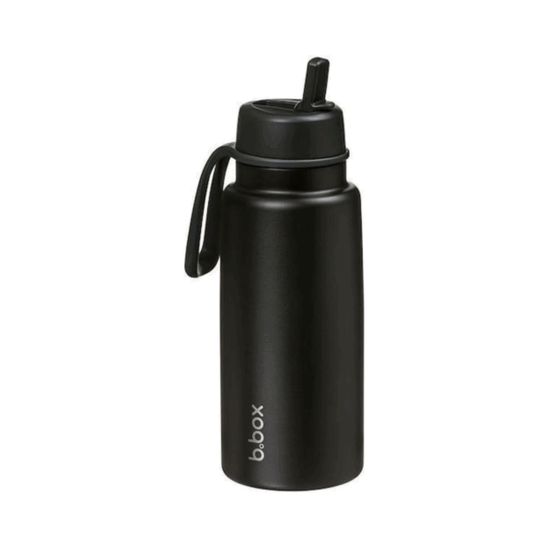 B.Box Μπουκάλι Θερμός Ανοξείδωτο 1lt Straw με Καλαμάκι