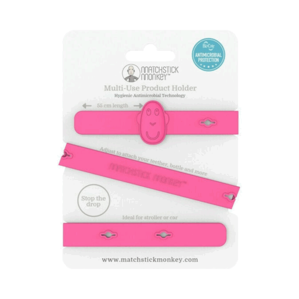Matchstick Monkey Κορδέλα Πιπίλας Pink - Image 2