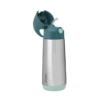 B.box Παιδικό Παγούρι Θερμός 500ml με Καλαμάκι – Πράσινο, Ανοξείδωτο - Image 3