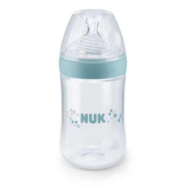 Nuk Natural Sense Μπιμπερό Πλαστικό με Θηλή Σιλικόνης 6-18 μηνών "M" 260ml