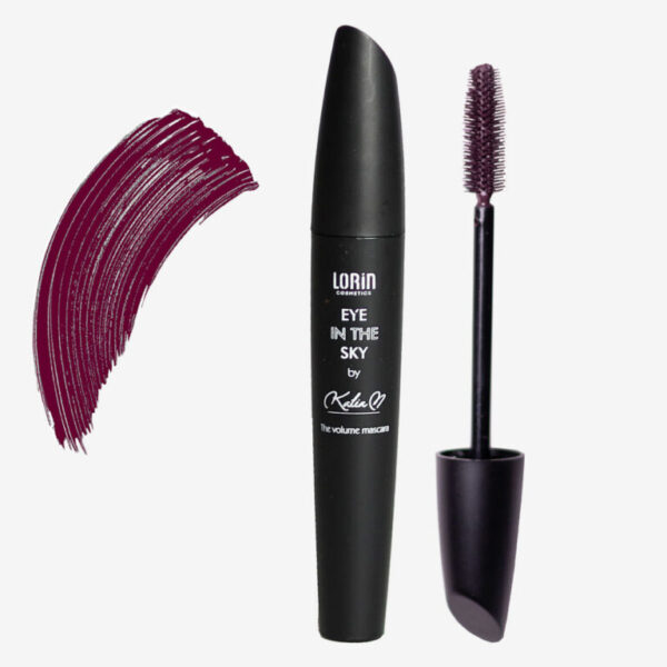 Lorin “Eye In The Sky” PRO Mascara by Katia Μωβ Μελιτζανί 🟣 με βουρτσάκι Σιλικόνης