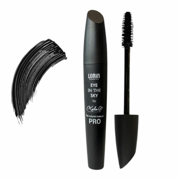 Lorin “Eye In The Sky” PRO Mascara by Katia Μαύρη ⚫️ με βουρτσάκι Σιλικόνης