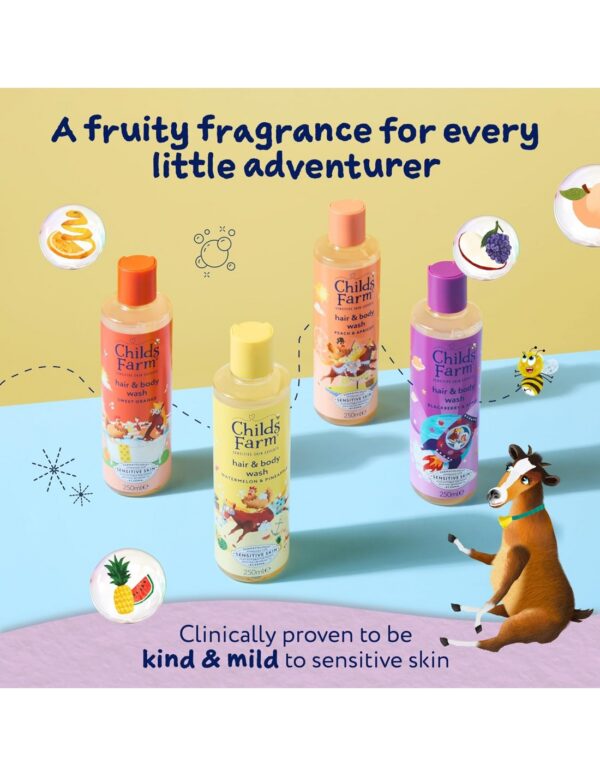 Childs Farm Παιδικό Αφρόλουτρο & Σαμπουάν με Μήλο σε Μορφή Gel 250ml - Image 3