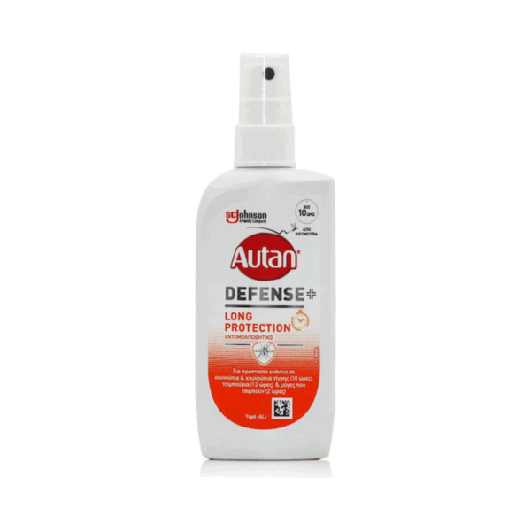Autan Defense+ Εντομοαπωθητική Λοσιόν σε Spray Long Protection Κατάλληλη για Παιδιά 100ml