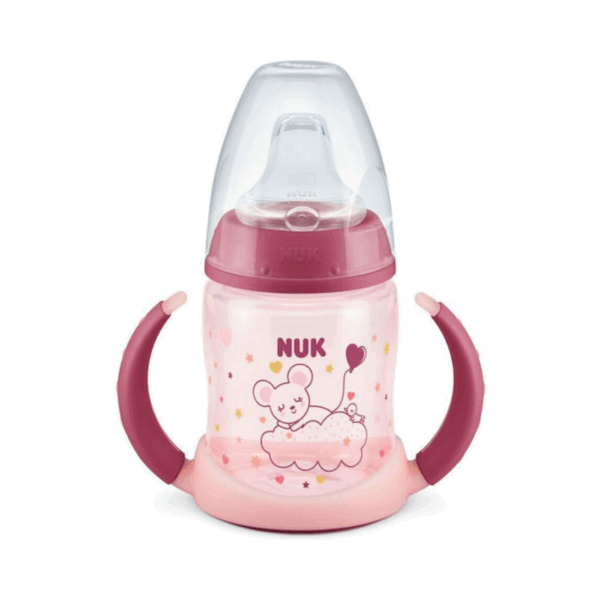 Nuk First Choice Μπιμπερό Εκπαίδευσης 6m+ Rose & Blue 150ml