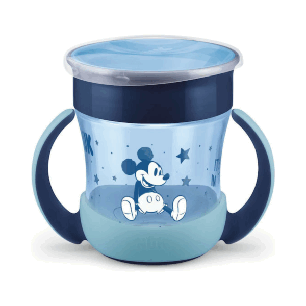 Nuk Παιδικό Ποτηράκι Mini Magic Cup Night από Σιλικόνη 160ml για 6m+