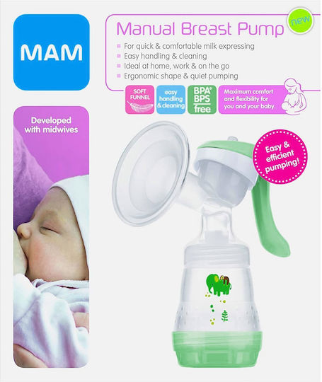 Mam Χειροκίνητο Απλό Θήλαστρο Easy Start Πράσινο 160ml - Image 2