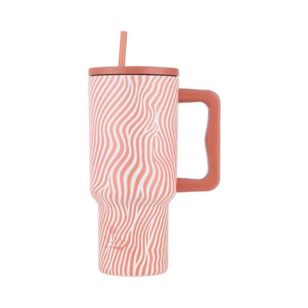Estia Θερμός Straw Tumbler XL Save The Aegean 900ml Soft Ripple