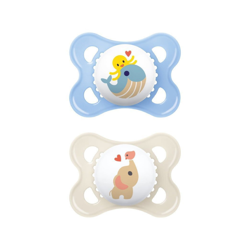 Mam Ορθοδοντικές Πιπίλες Σιλικόνης Original για 2-6 μηνών 2τμχ