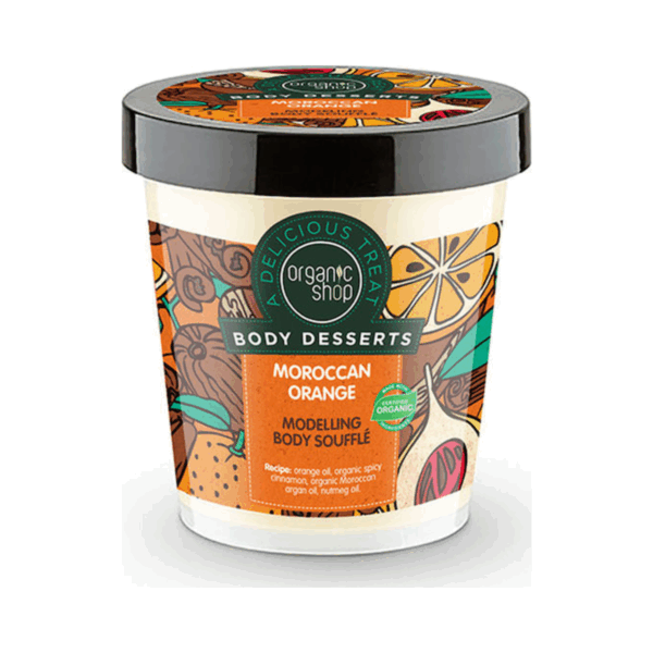 Organic Shop Body Desserts Κρέμα Σώματος Moroccan Orange 450ml