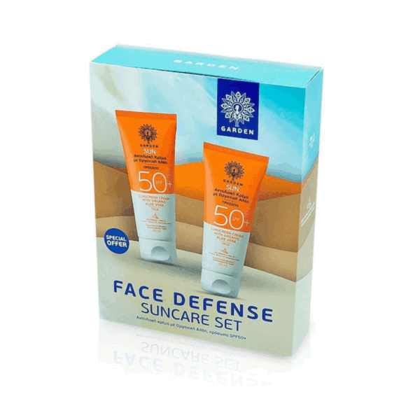 Garden Of Panthenols Face Defense Suncare Set Αντηλιακές Προσώπου 2x50ml