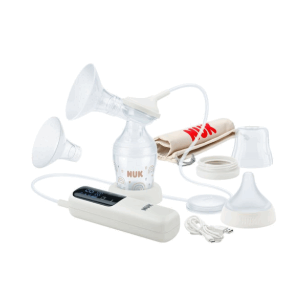 Nuk Ηλεκτρικό Απλό Θήλαστρο Soft & Easy Ρεύματος Λευκό 150ml